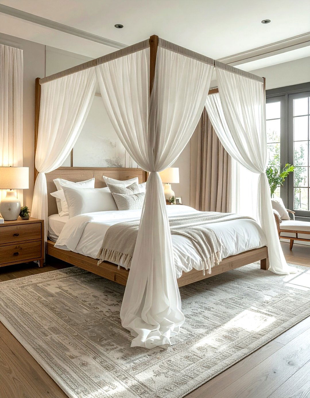 Bedroom canopy bed - 30 cozy decor ideas