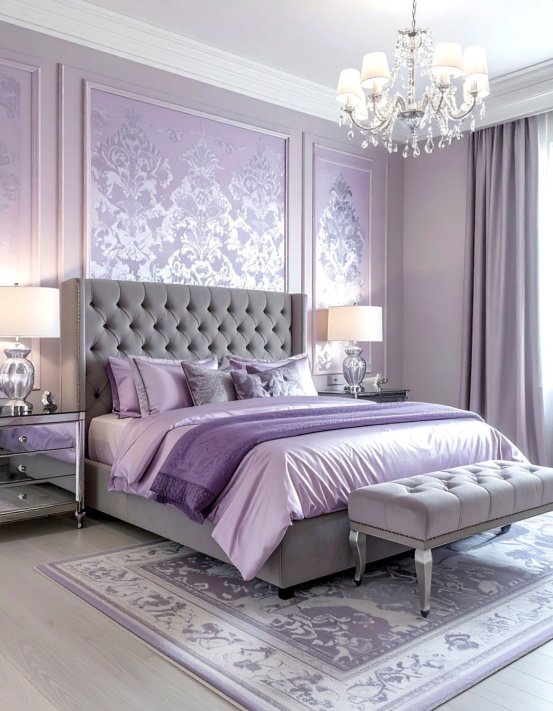30 Elegant Damask Wallpaper Ideas for a Timeless Interior