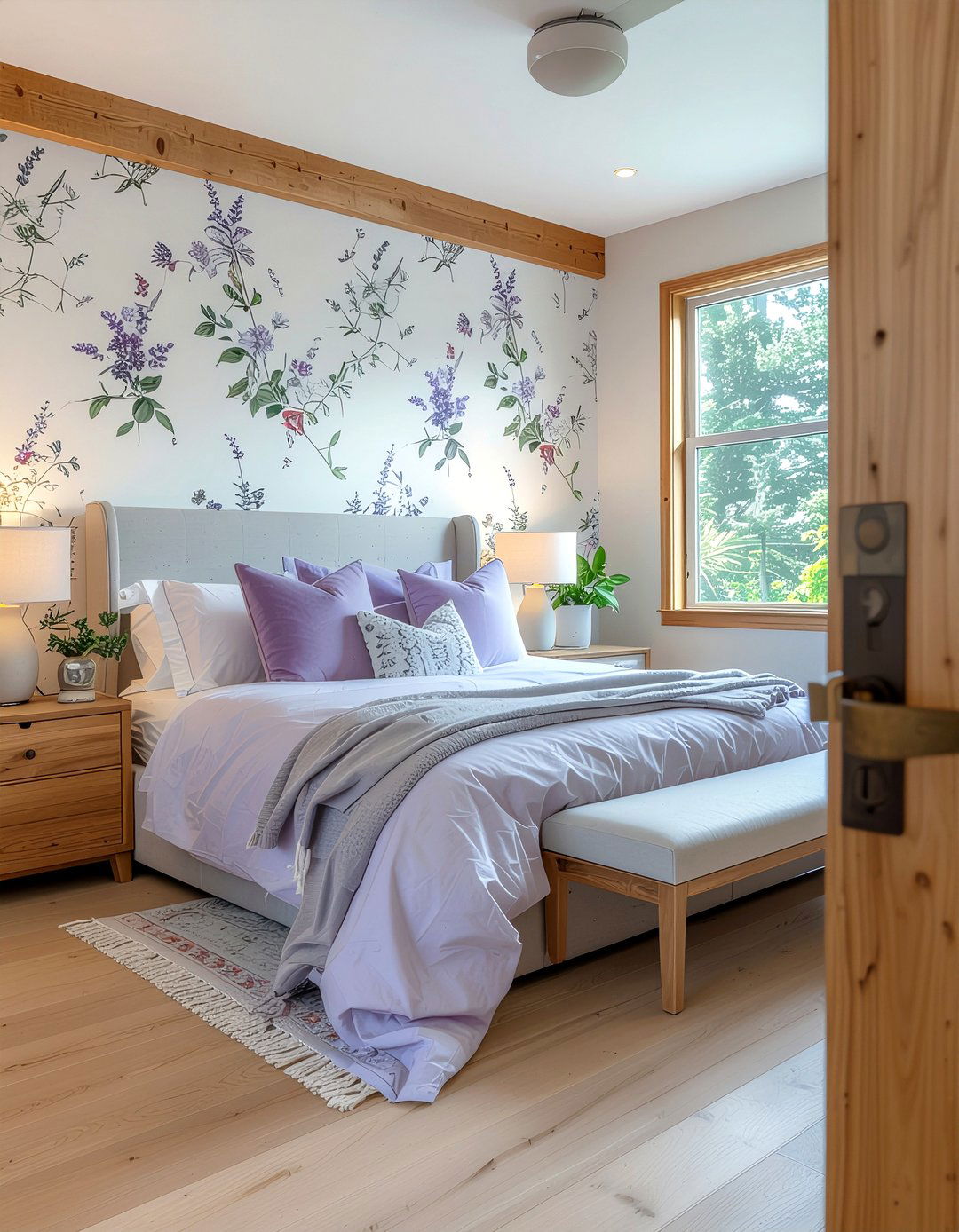 Bedroom floral wallpaper - 30 floral wallpaper ideas