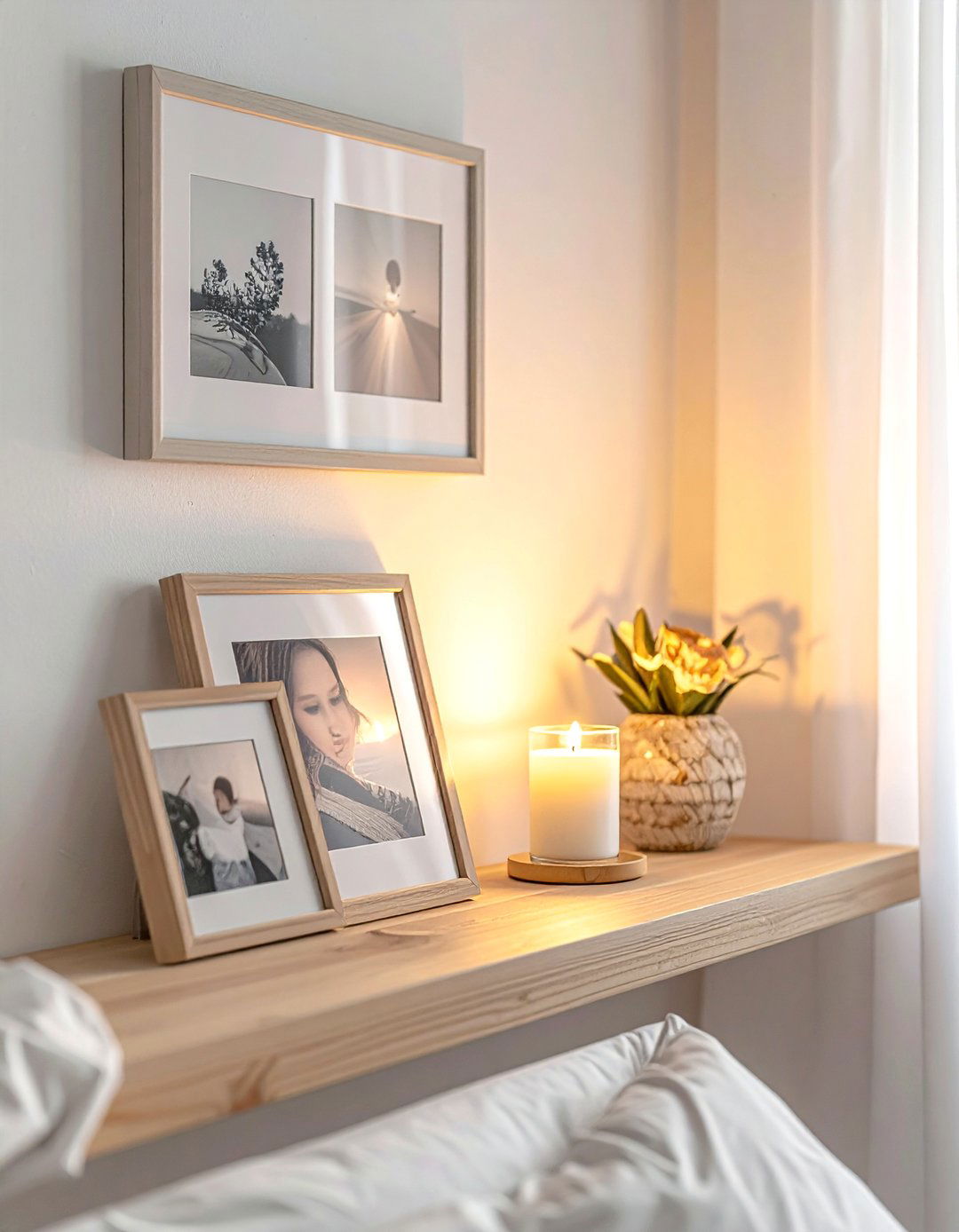 Bedroom shelf decor - 30 shelf vignette ideas