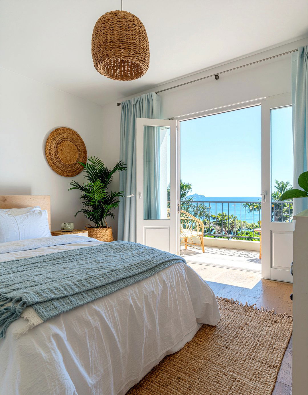 Bedroom with balcony access - 30 bedroom layout ideas