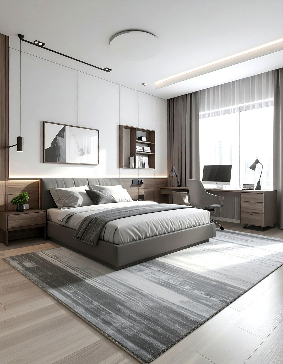 Bedroom workspace open plan - 30 open concept bedroom ideas