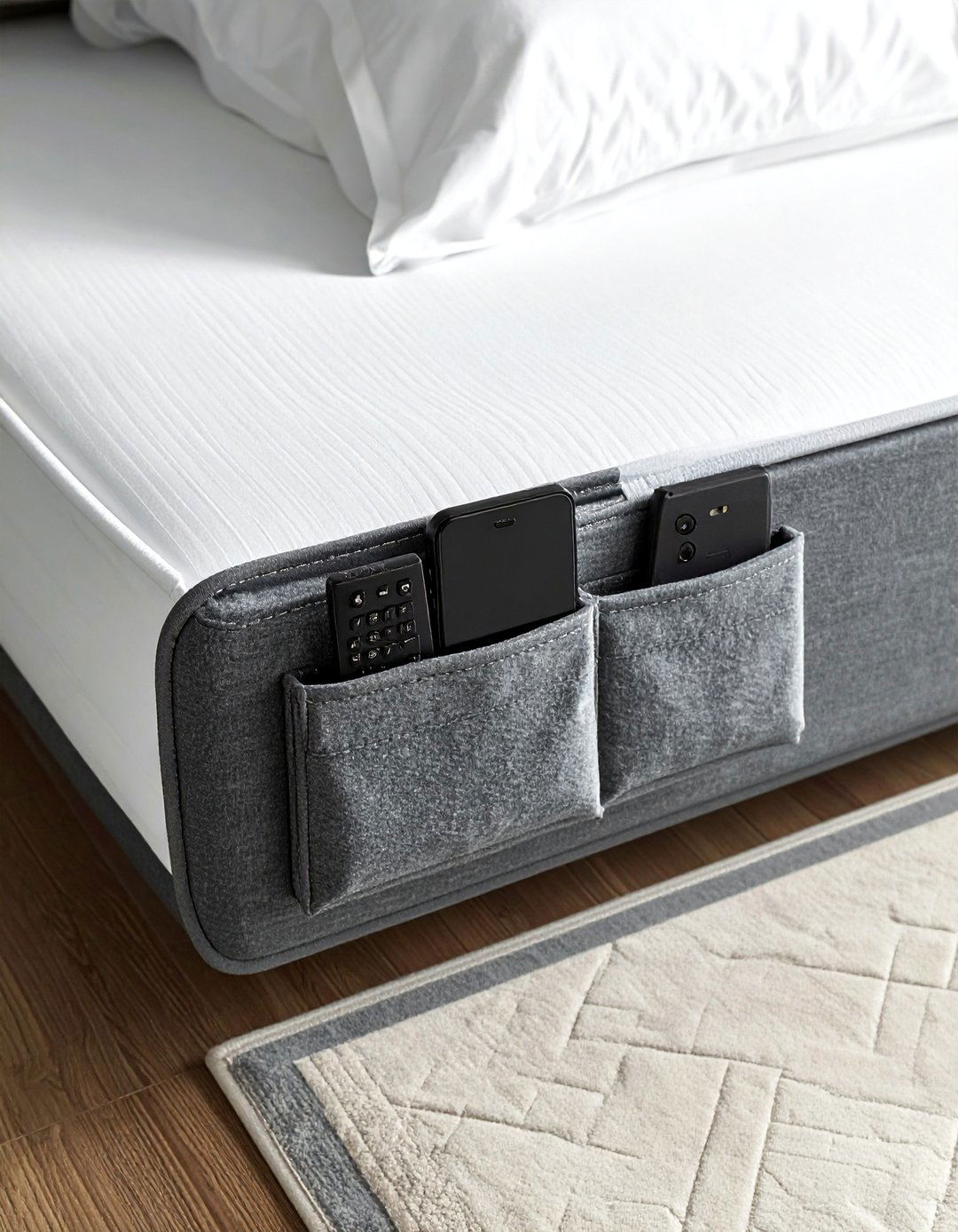 Bedside Caddy Organizers - 30 bedroom clever storage ideas