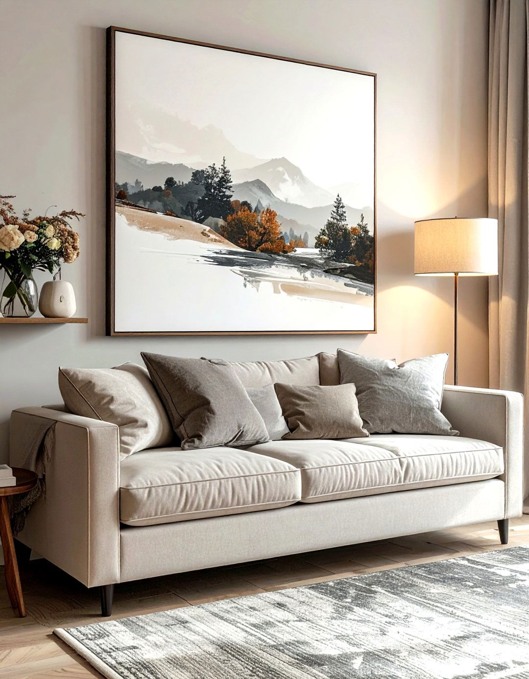 Behind Couch Ledge Shelf - 30 living room ledge shelves