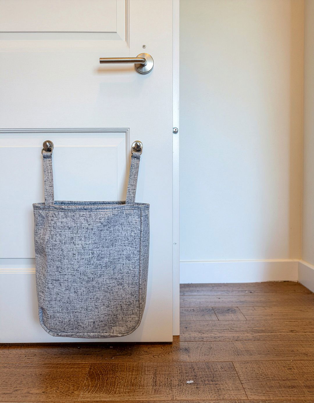 Behind Door Laundry Bag - 30 bedroom dirty clothes storage ideas
