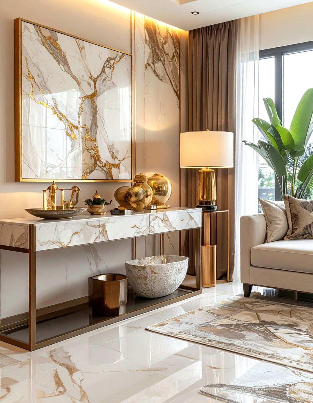 Behind The Sofa Table - 30 living room creative storage ideas