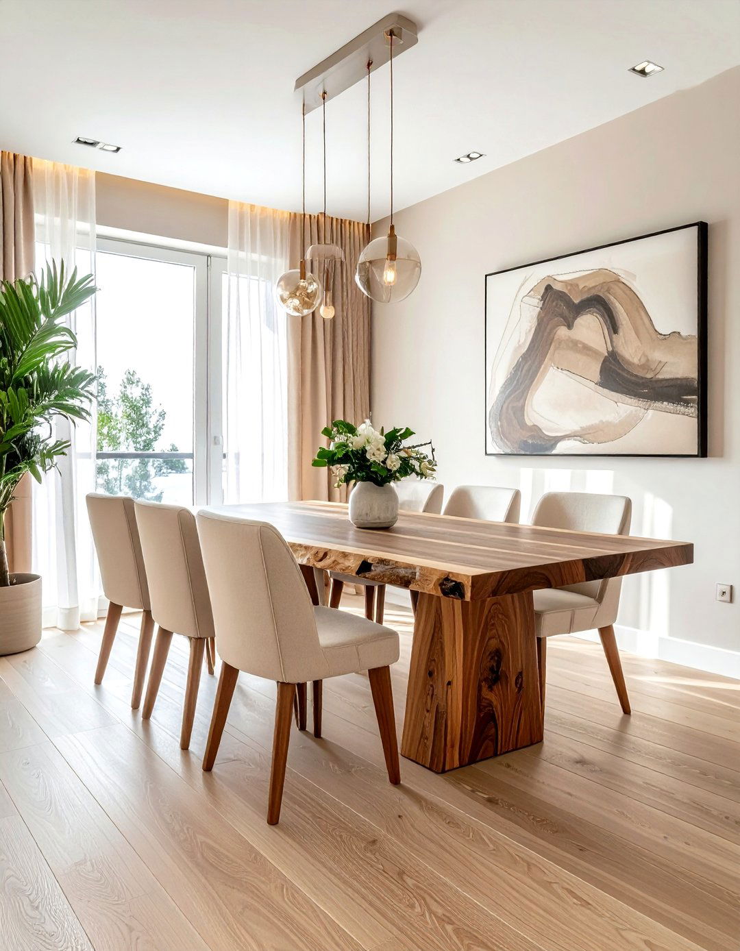 Beige And Wood Dining Room - 30 beige dining room design ideas