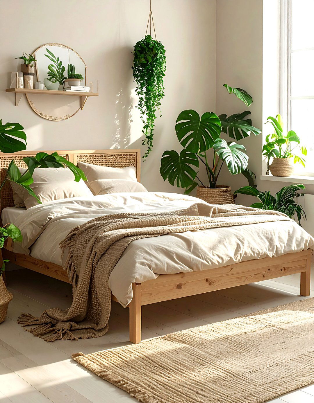 Beige Bedroom Plants - 30 beige bedroom design ideas