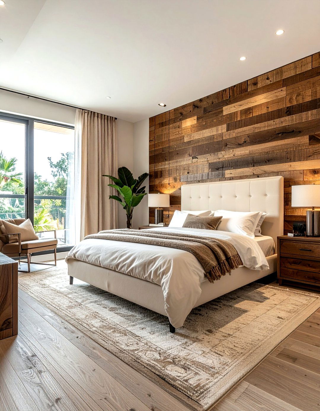Beige Bedroom With Wood Accents - 30 beige bedroom design ideas