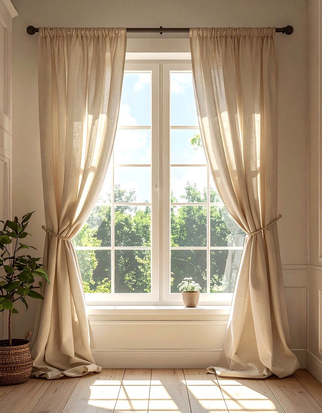 Beige Cafe Curtains - 30 beige kitchen accessories ideas
