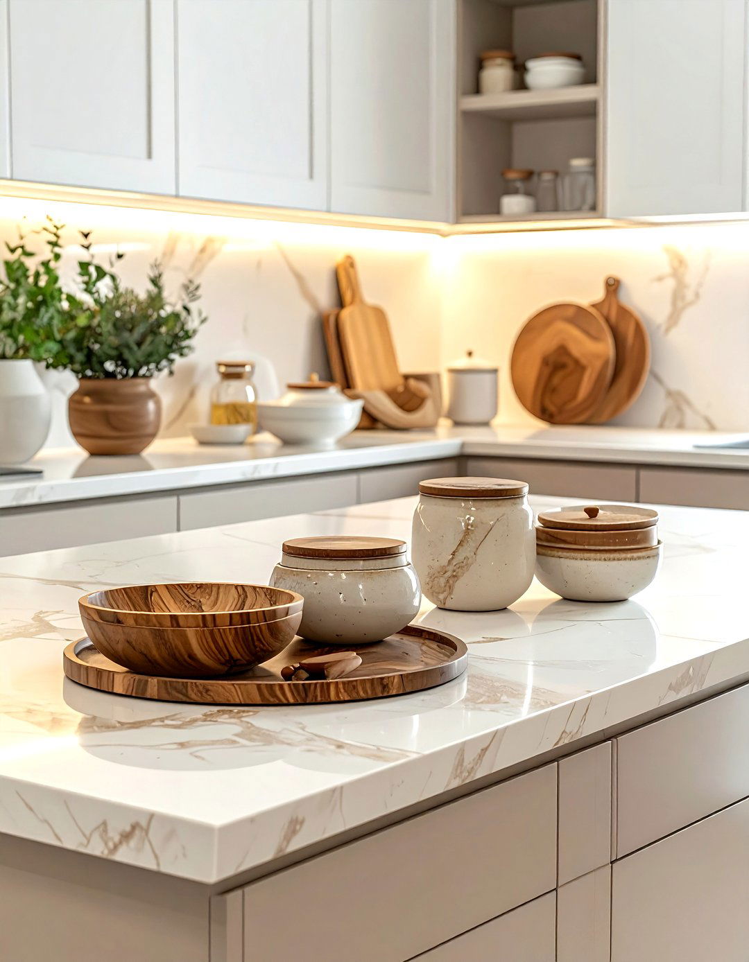 Beige Countertop Decor - 30 beige kitchen decor ideas