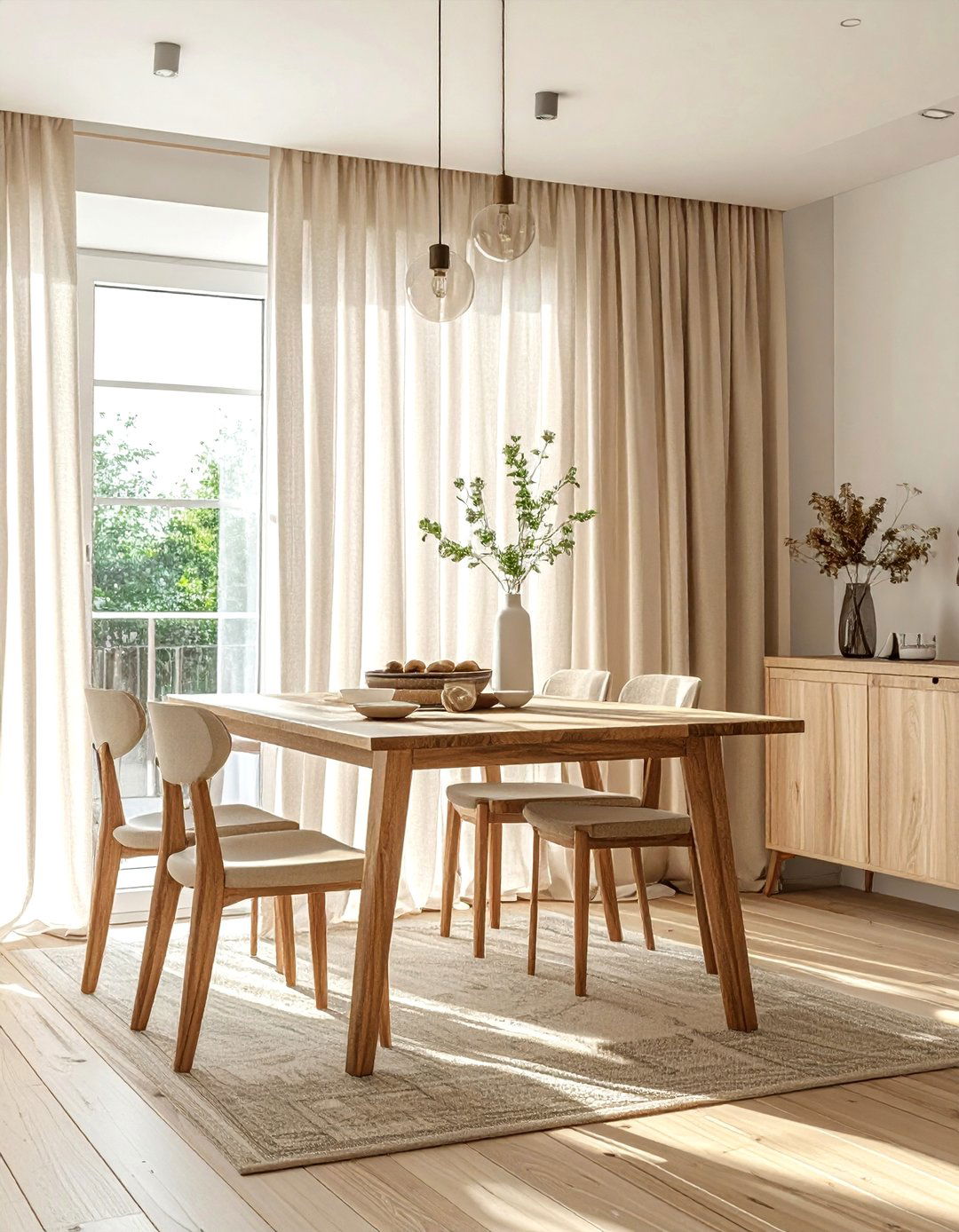 30 Elegant Beige Dining Room Design Ideas for a Chic Home