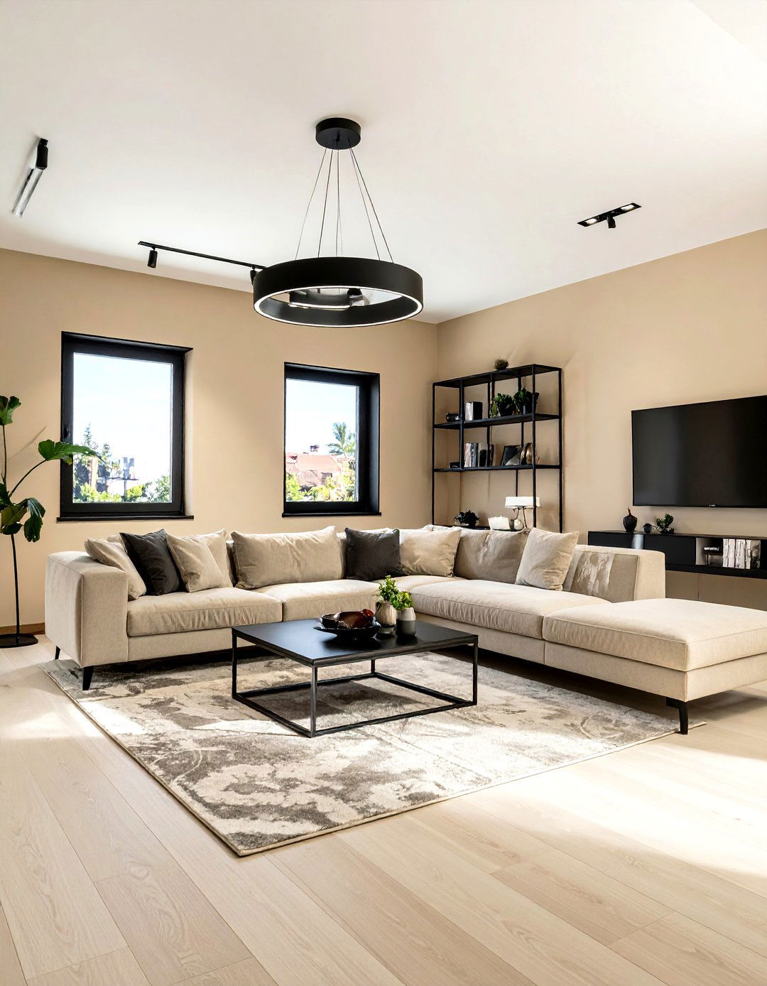 Beige Living Room Black Accents - 30 living room beige walls