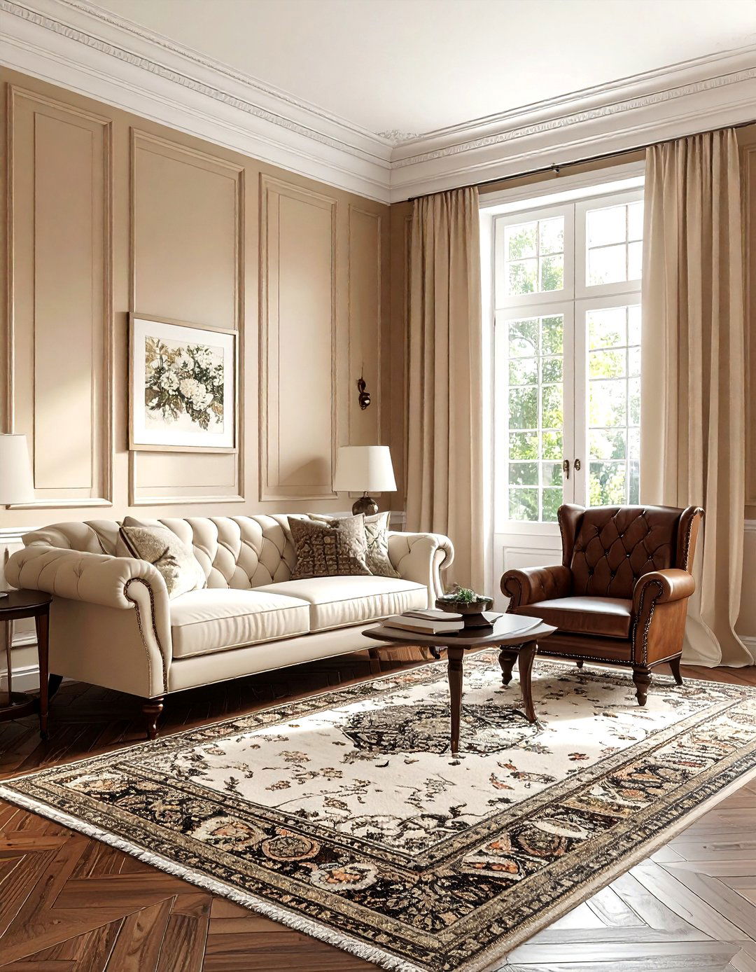 Beige Living Room Dark Wood Trim - 30 living room beige walls