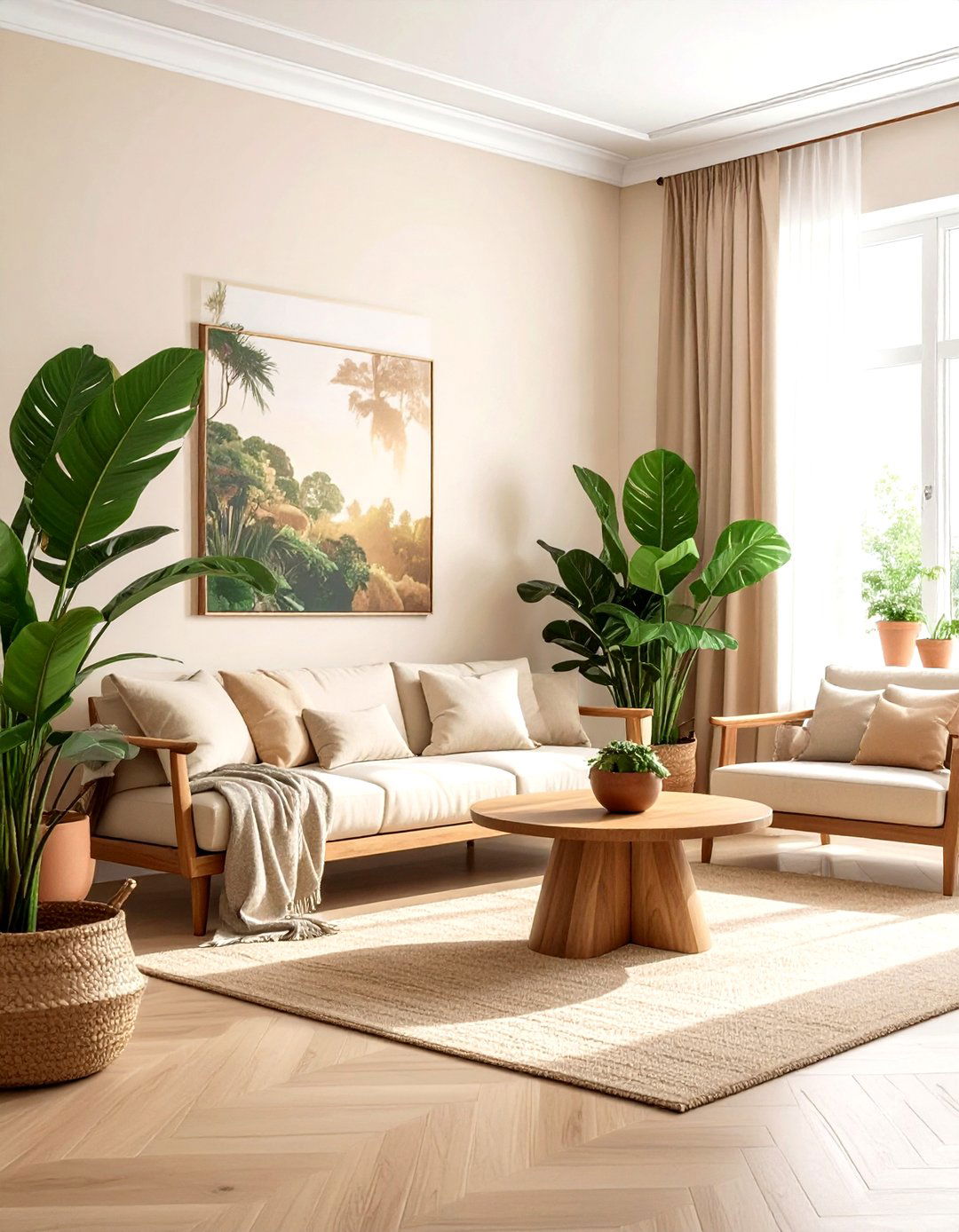 Beige Living Room Green Plants - 30 living room beige walls