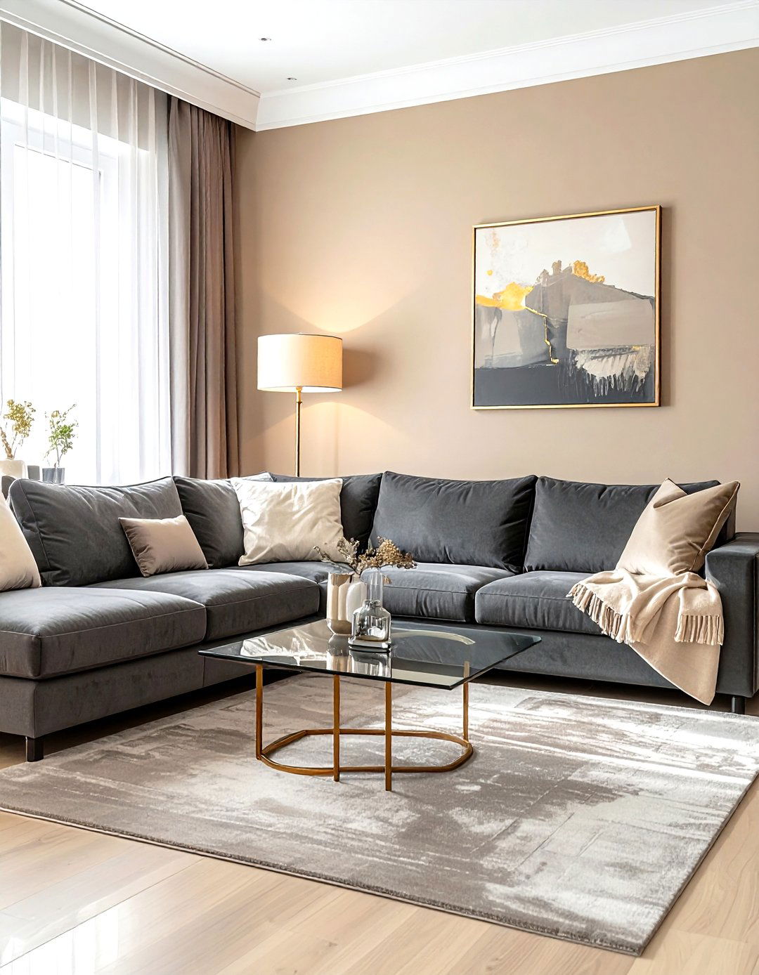 Beige Living Room Grey Sofa - 30 living room beige walls