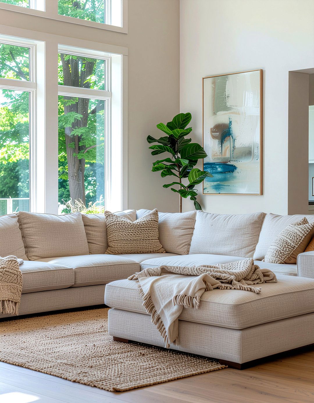 Beige Modular Sectional Seating - 30 living room modular seating ideas