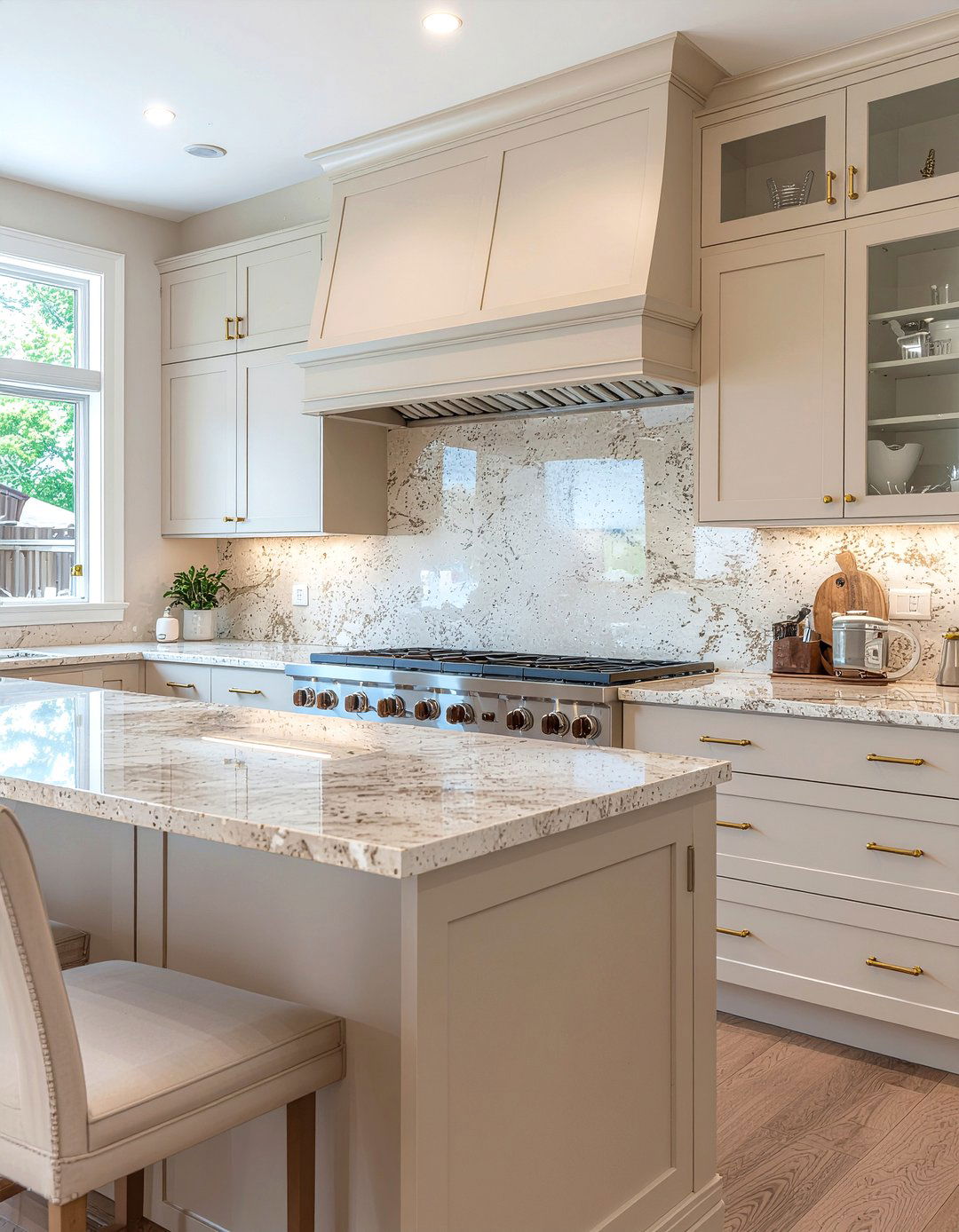 Beige Quartz Backsplash Kitchen - 30 quartz backsplash kitchen ideas