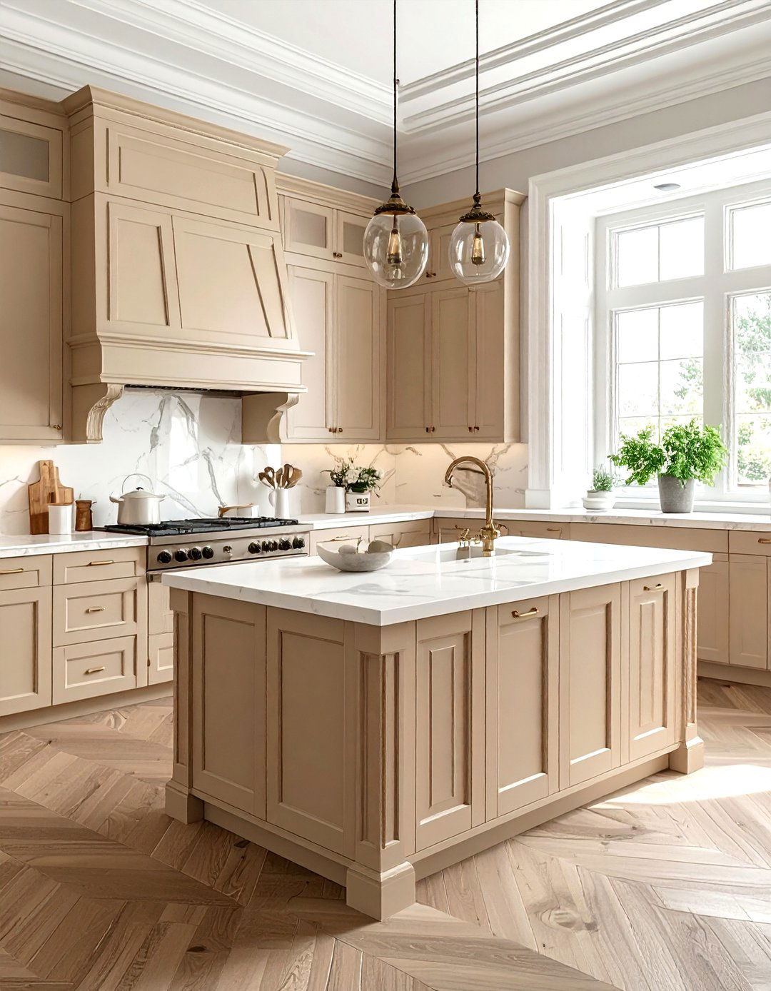 Beige Shaker Cabinets - 30 warm beige kitchen ideas