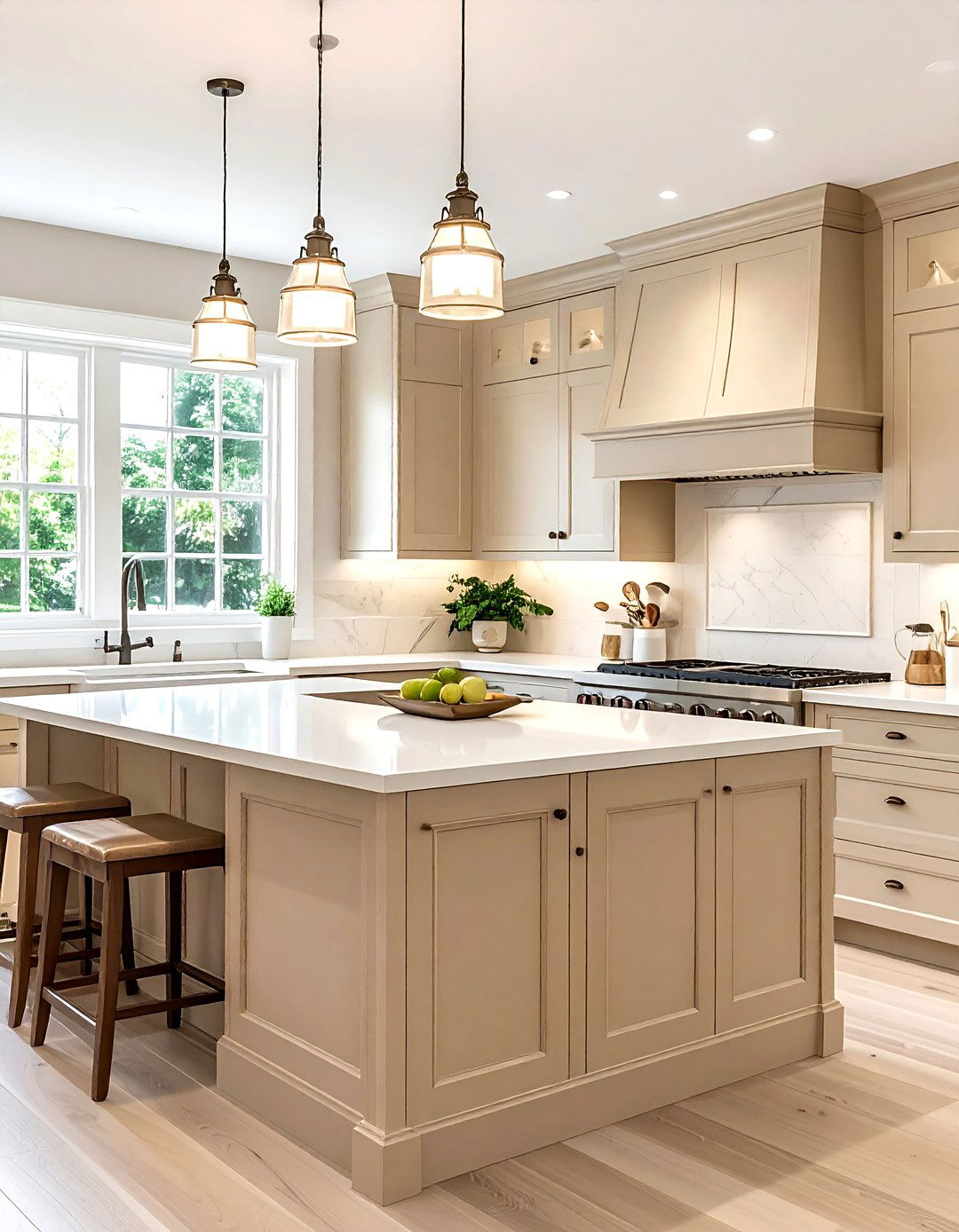 Beige Shaker Kitchen - 30 beige and white kitchen ideas