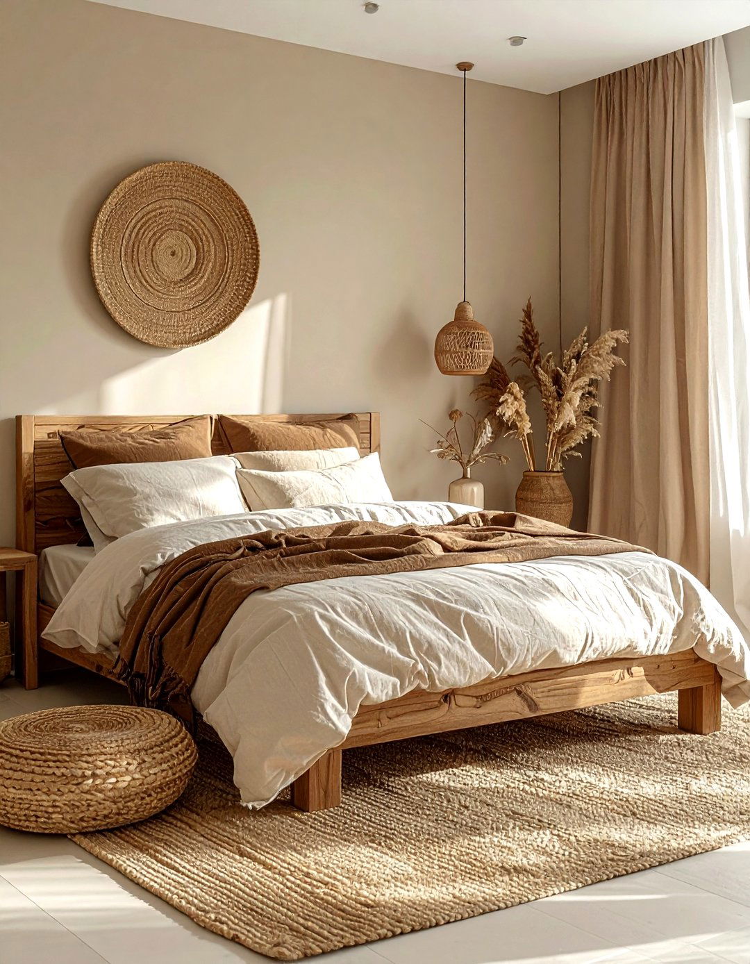 Beige and Brown Bedroom - 30 brown decor ideas