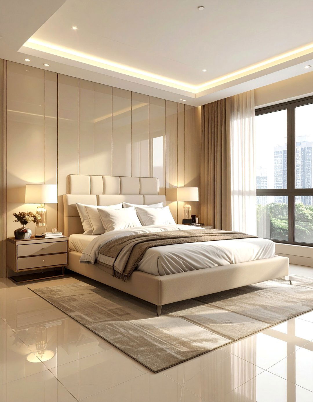 Beige apartment bedroom - 30 beige bedroom decor ideas