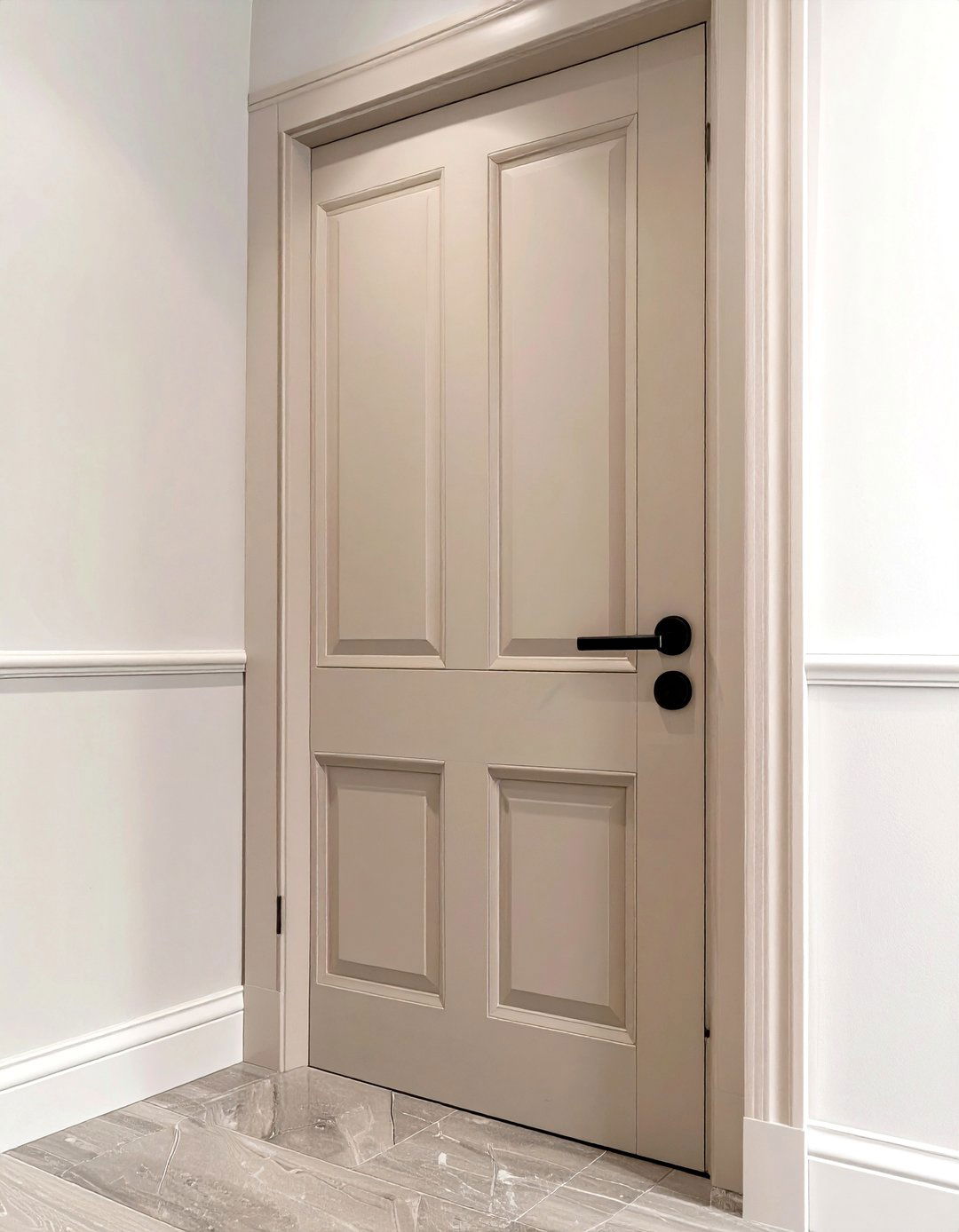 Beige bathroom door - 30 beige bathroom decor ideas