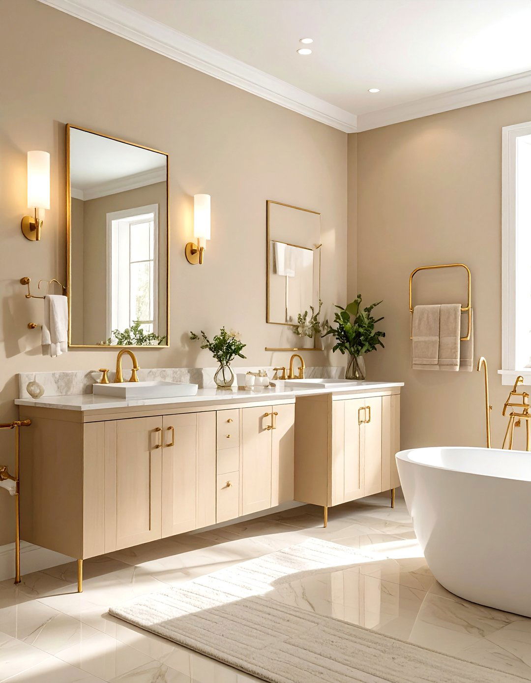 30 Luxury Beige Bathroom Design Ideas for Your Next Reno