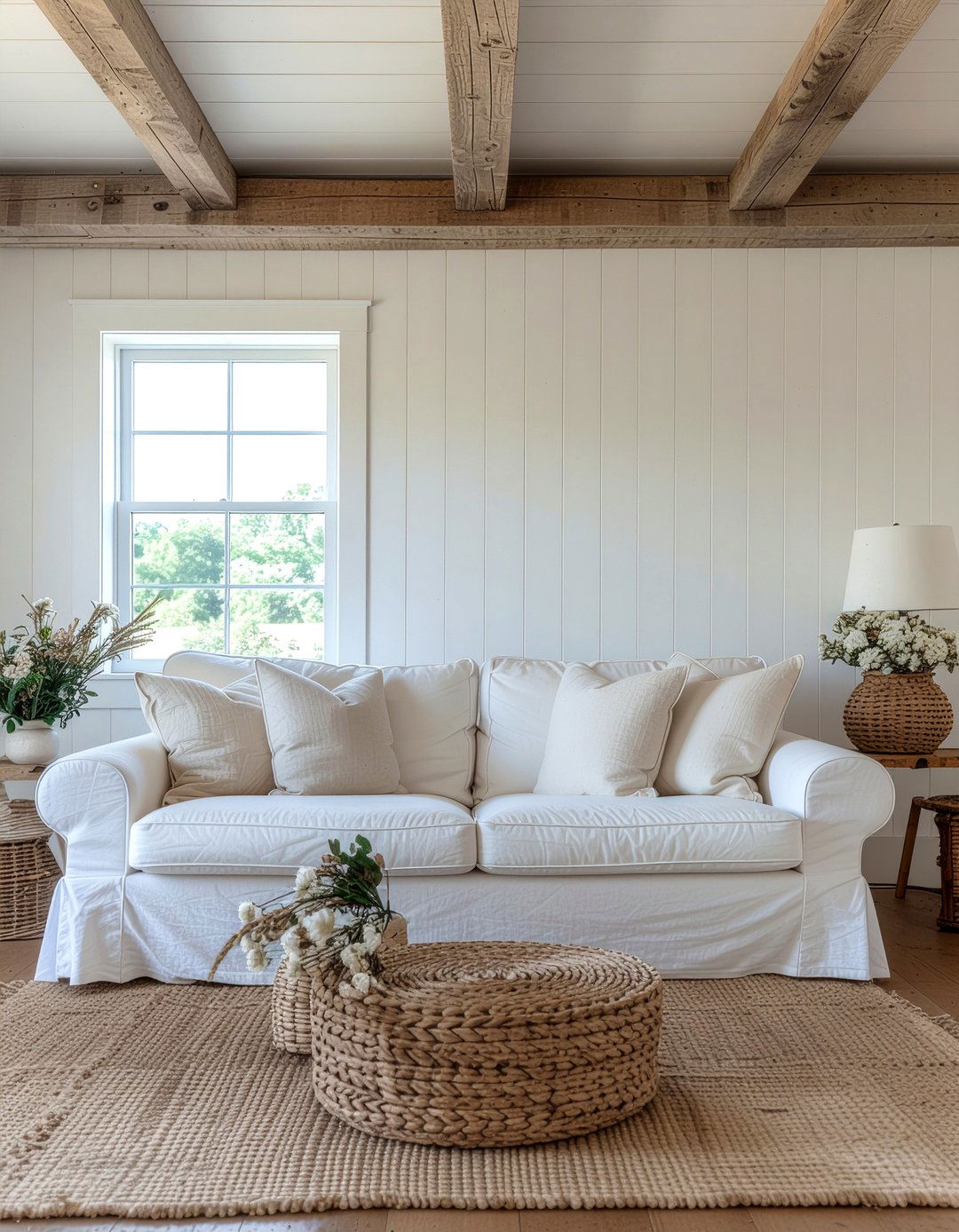 Beige pinstripe wallpaper - 30 living room striped wallpapers