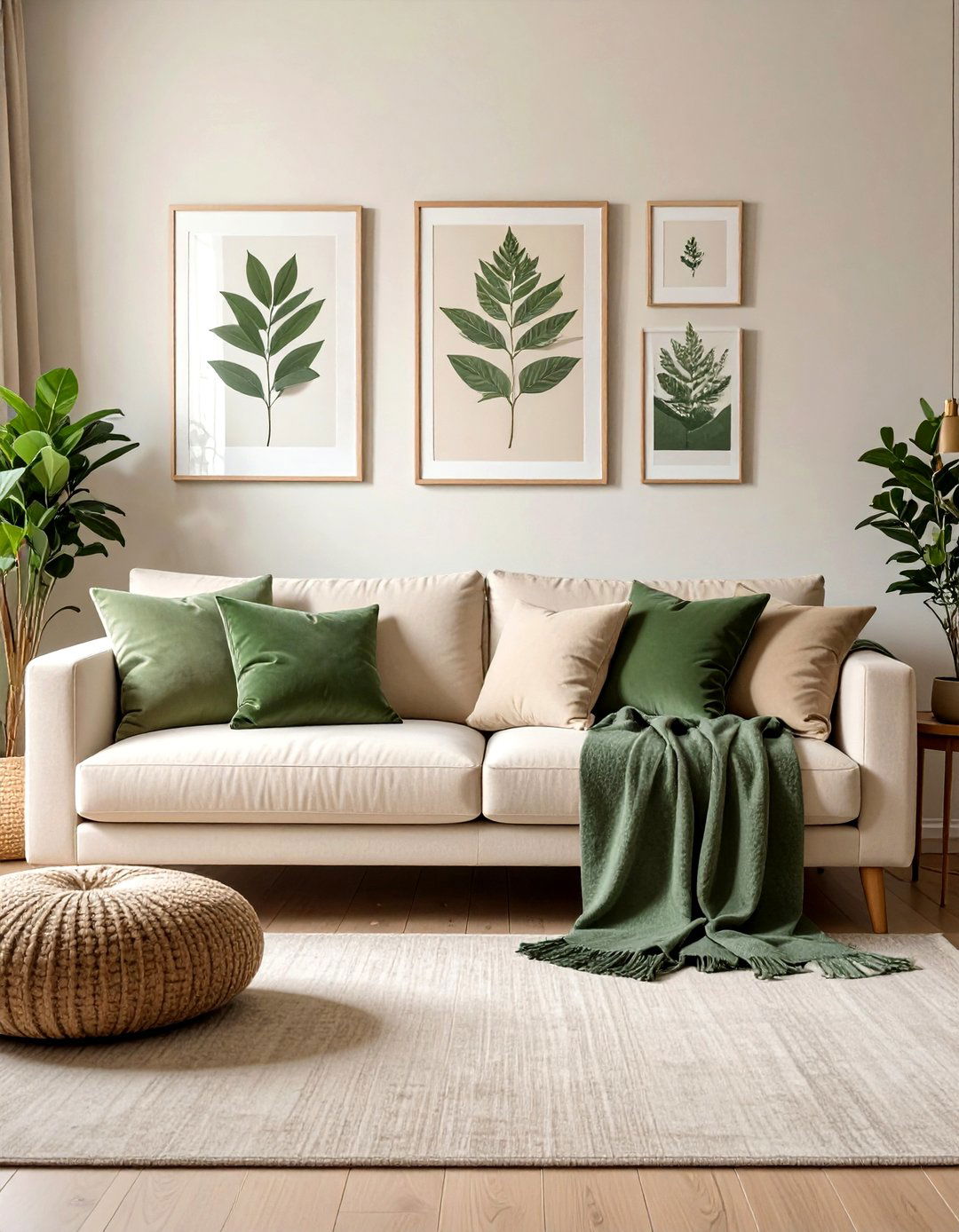 Beige sage green living room - 30 modern beige living room ideas