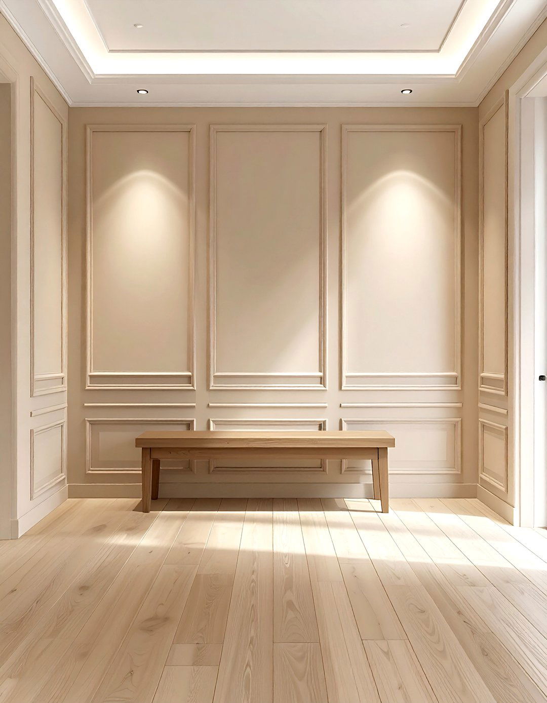 Beige wainscoting - 30 beige decor ideas