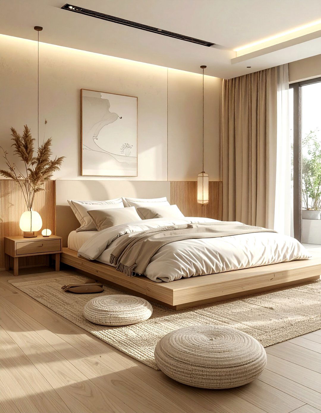 Beige zen bedroom - 30 beige bedroom decor ideas