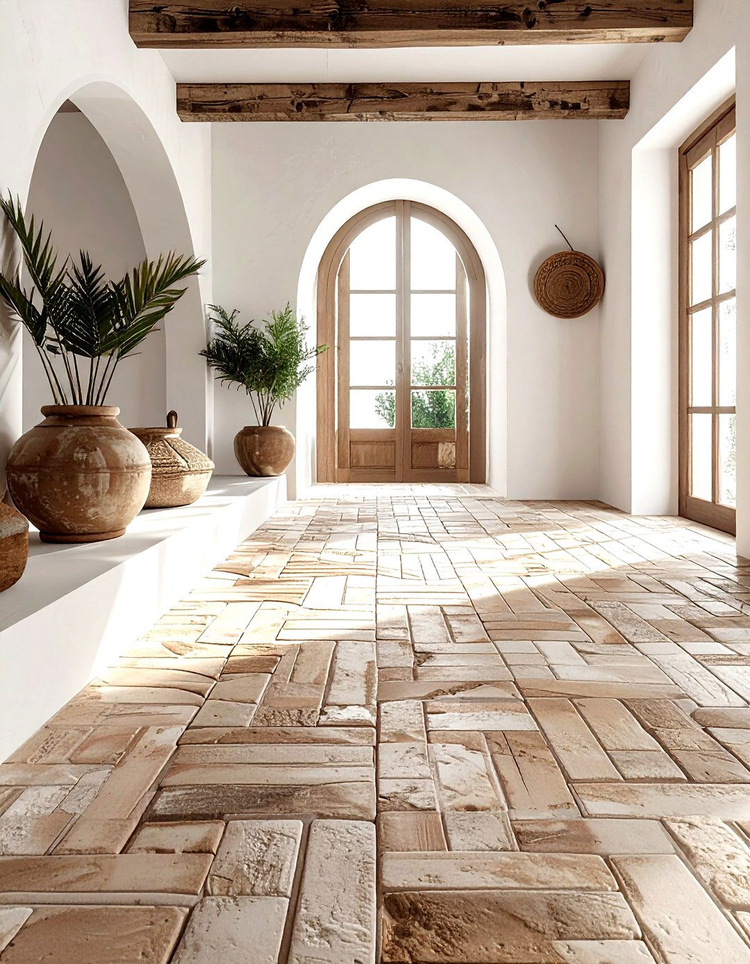 Bejmat Tile Floor - 30 Moroccan bathroom ideas
