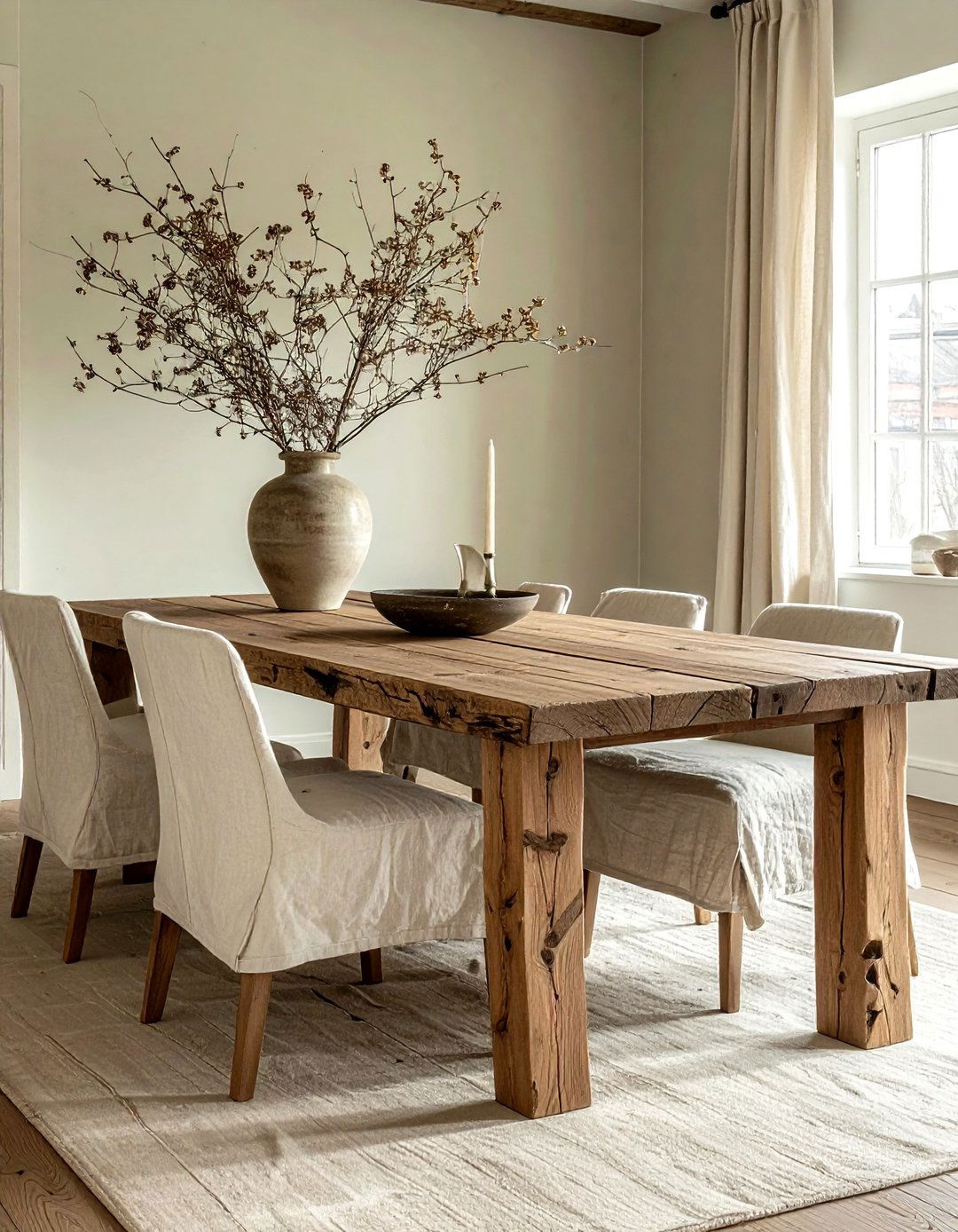 Belgian dining table - 30 Belgian dining room ideas