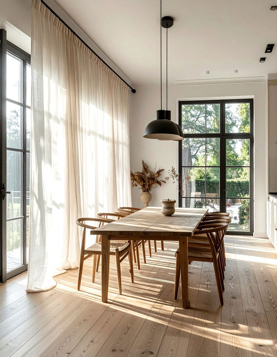 Belgian style window treatments - 30 Belgian dining room ideas