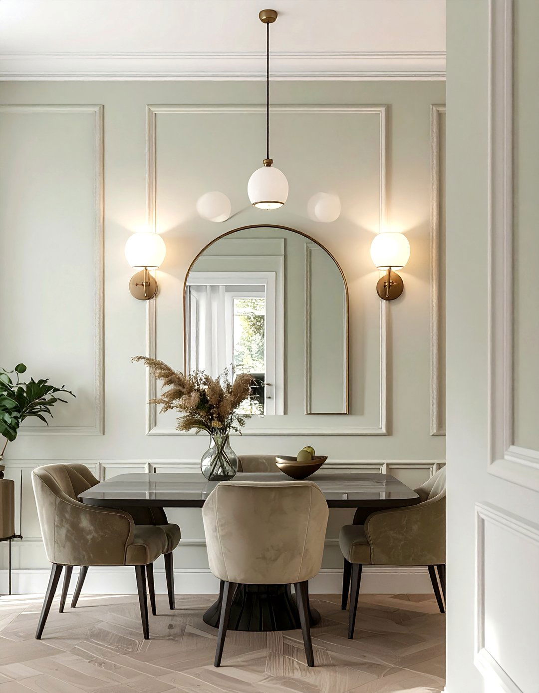Belgian wall sconces - 30 Belgian dining room ideas