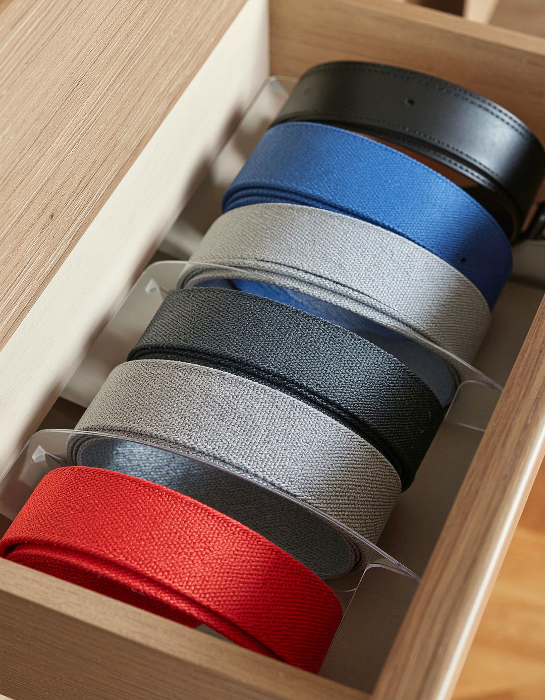 Belt Divider - 30 bedroom belt organizers