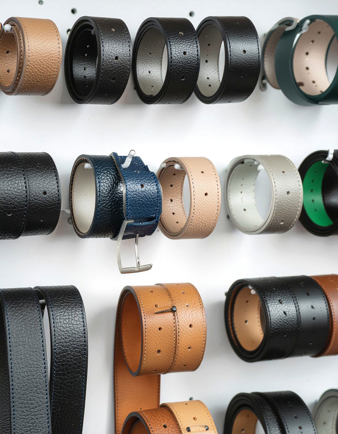 Belt Pegboard - 30 bedroom belt organizers