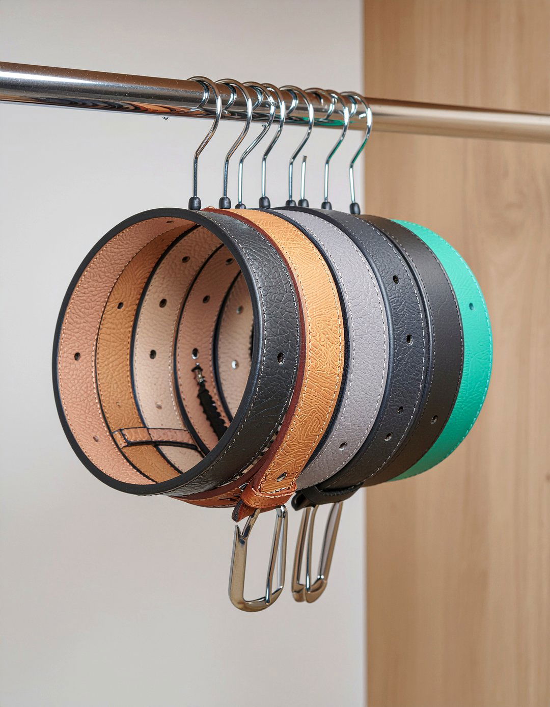 Belt Ring Hanger - 30 bedroom belt organizers
