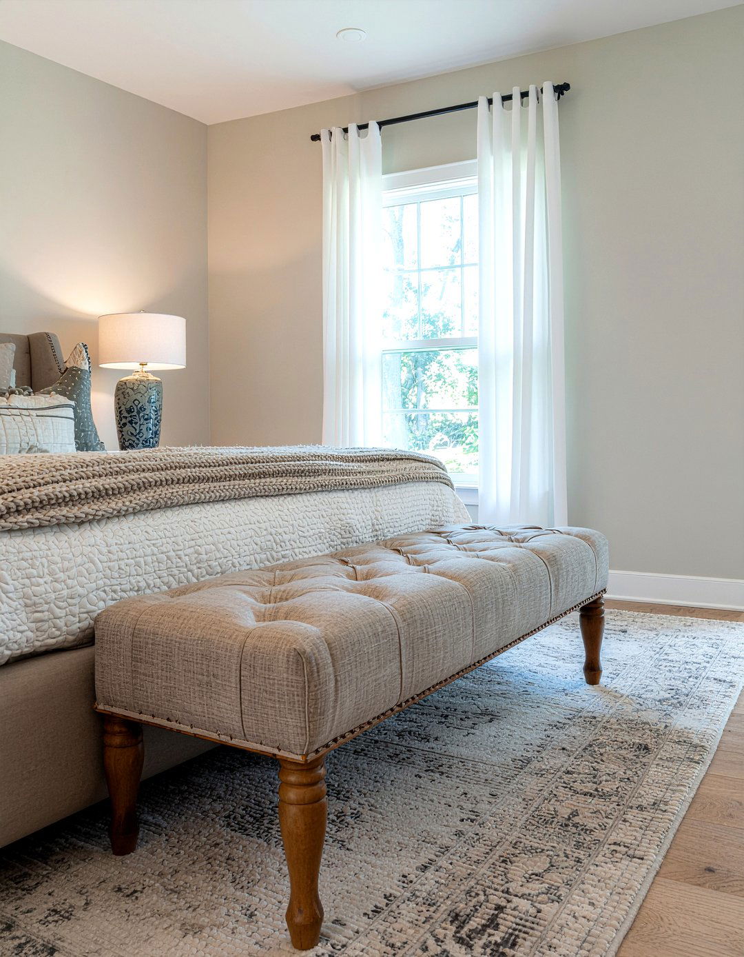 Bench At End Of Bed - 30 relaxation bedroom ideas