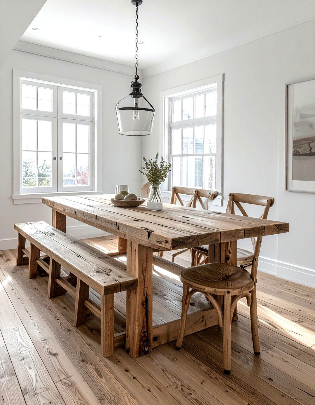 Bench Seating - 30 dining room seating arrangements ideas
