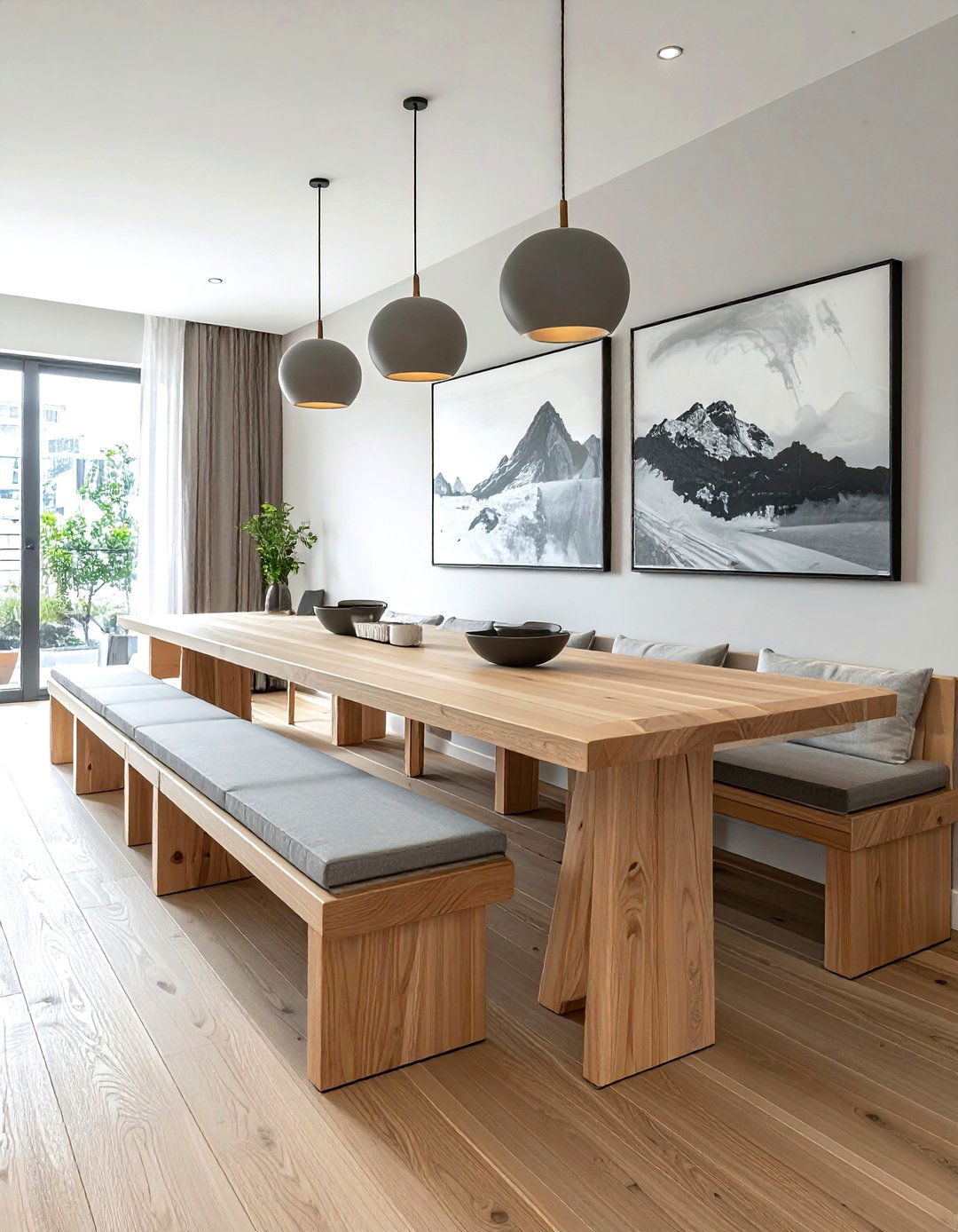 Bench Seating Dining Set - 30 Korean dining room ideas