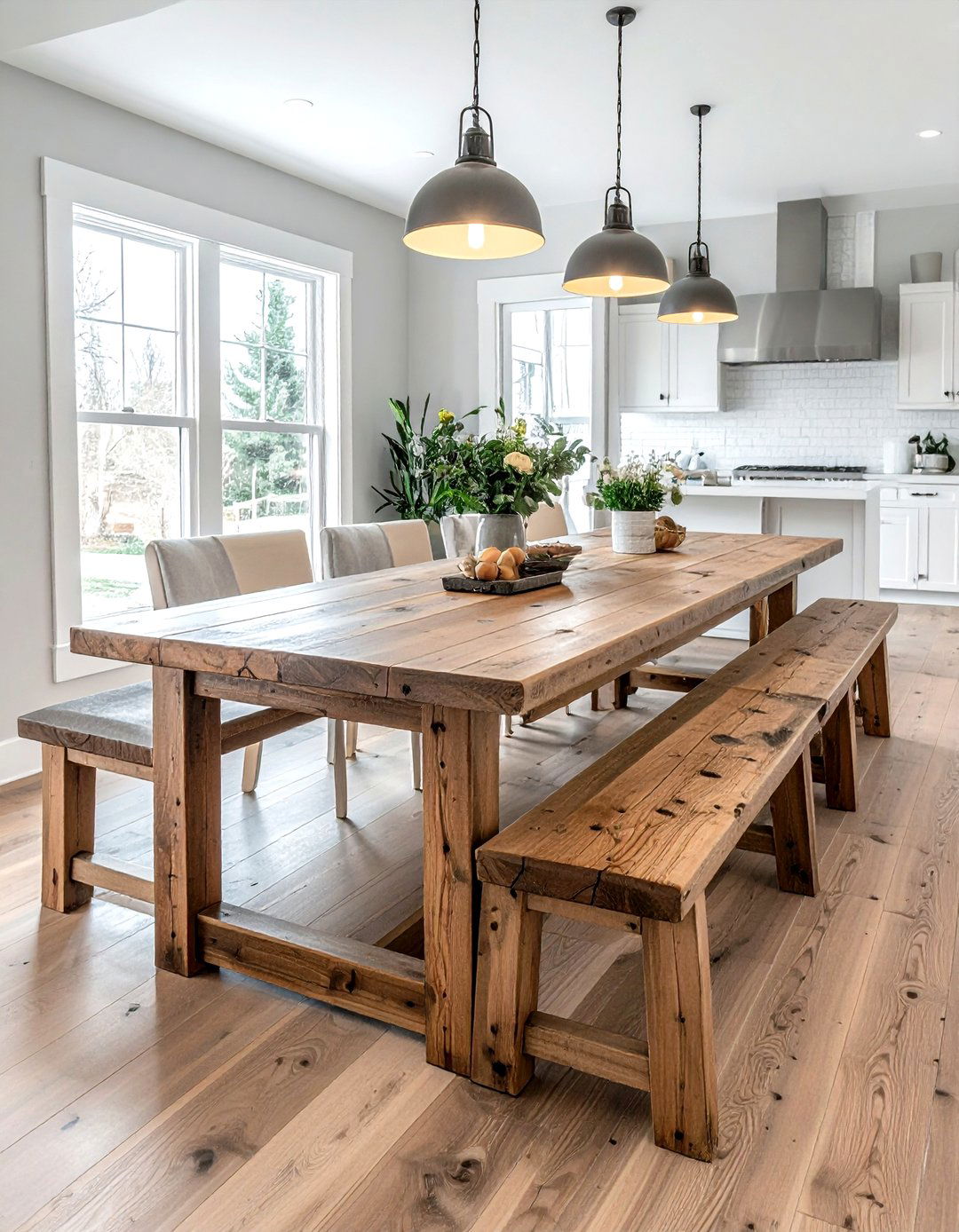 Bench Seating Dining Table - 30 real life dining room ideas