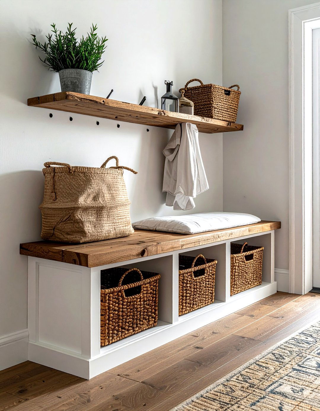 Bench Seating Storage - 30 decorating hacks
