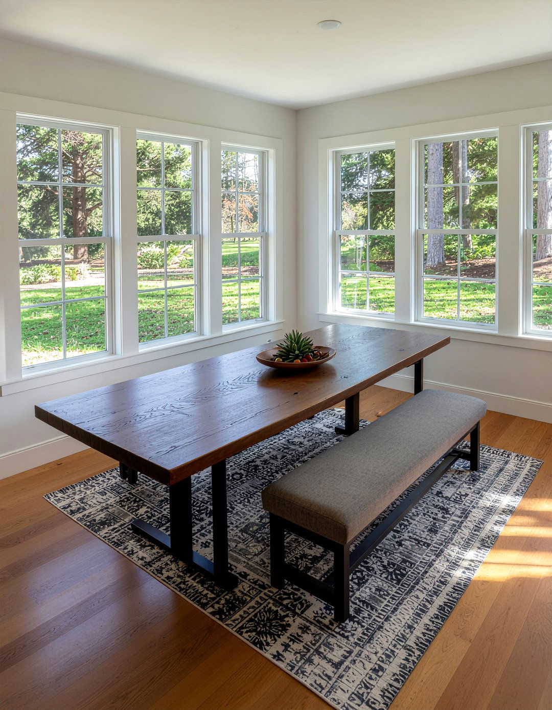 Bench Seating for Dining Table - 30 dining room facelift ideas