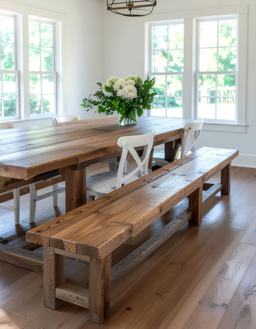 Bench seating for table - 30 dining room refresh ideas