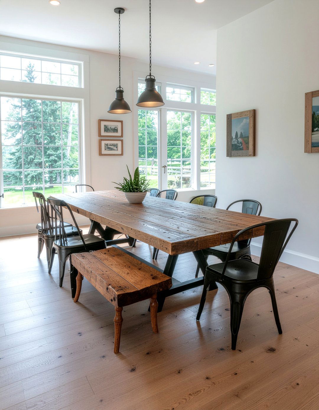 Bench seating for table - 30 dining room glow-up ideas