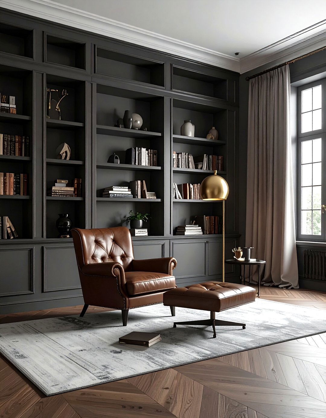 Benjamin Moore Boothbay Gray - 30 gray paint color ideas