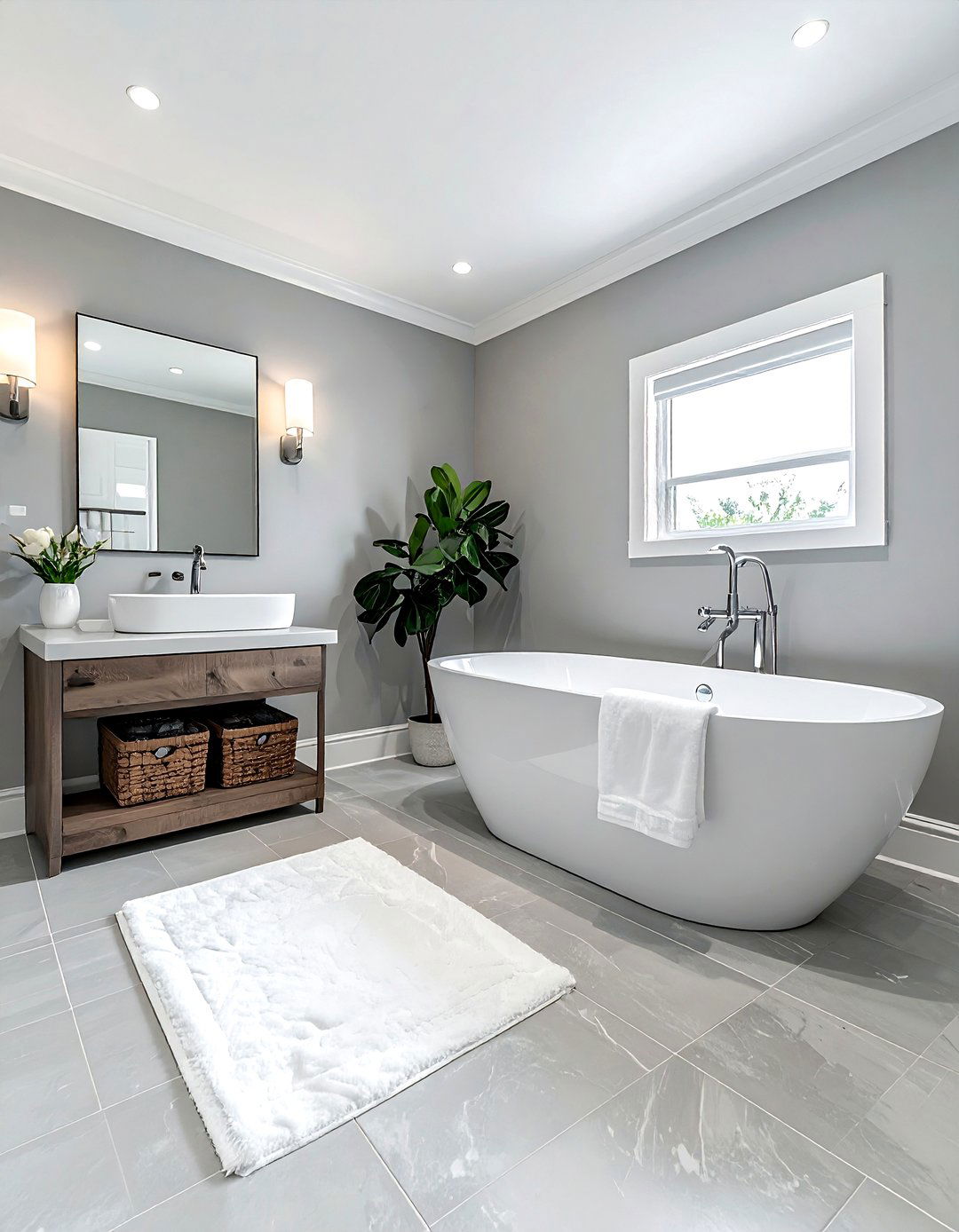 Benjamin Moore Edgecomb Gray - 30 neutral paint color ideas