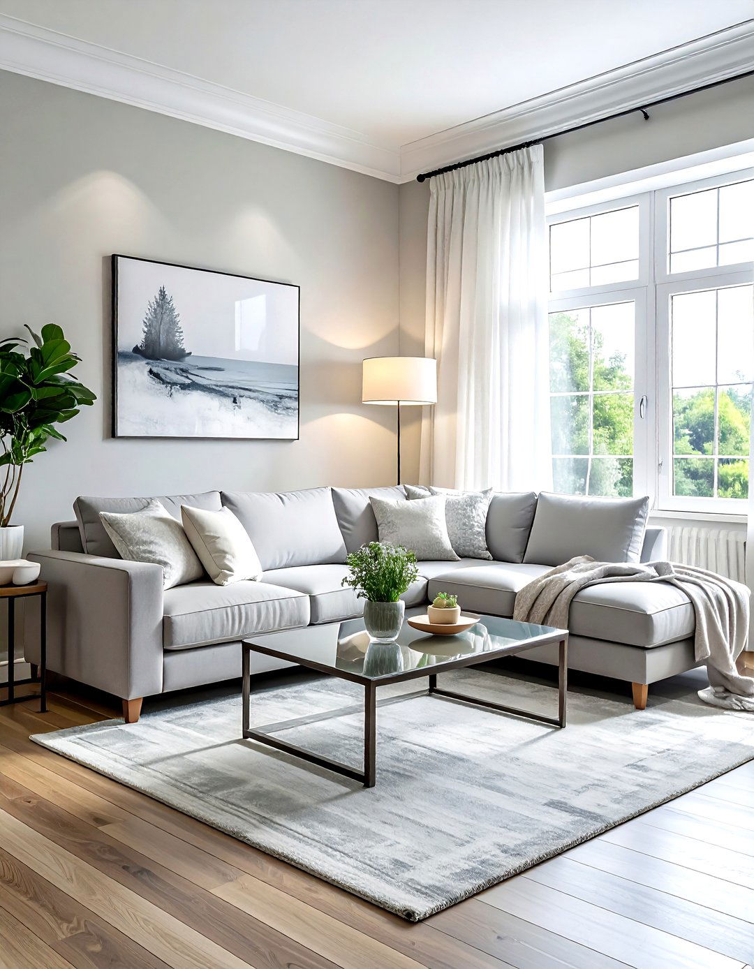 Benjamin Moore Winds Breath - 30 neutral paint color ideas